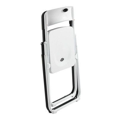 WENDY Καρέκλα Πτυσσόμενη, Μέταλλο Βαφή Μαύρο, PP Απόχρωση Μαύρο (ΣΕΤ 6 τεμ)