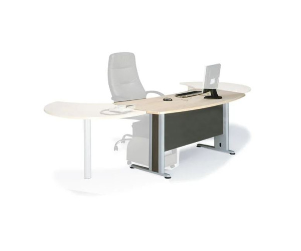 EXECUTIVE Γραφείο Απόχρωση Dark Grey - Beech EXECUTIVE Γραφείο Απόχρωση Dark Grey - Beech