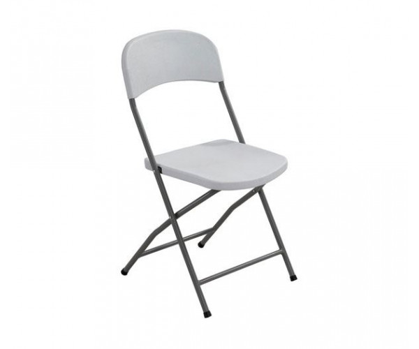 STREAMY Καρέκλα Πτυσσόμενη PP Άσπρο (ΣΕΤ 6 τεμ)