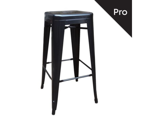 RELIX Σκαμπό Bar-Pro H.67cm, Στοιβαζόμενο, Μέταλλο Βαφή Μαύρο RELIX Σκαμπό Bar-Pro H.67cm, Στοιβαζόμενο, Μέταλλο Βαφή Μαύρο