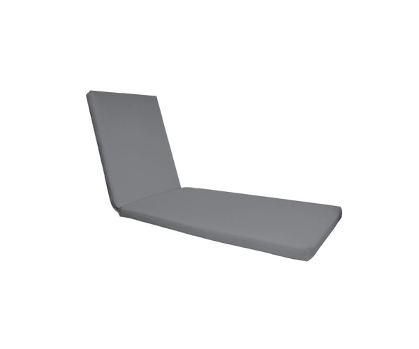 SUNLOUNGER Μαξιλάρι Ξαπλώστρας Ύφασμα Γκρι Water Repellent, Foam+Polyester Φερμουάρ-Velcro SUNLOUNGER Μαξιλάρι Ξαπλώστρας Ύφασμα Γκρι Water Repellent, Foam+Polyester Φερμουάρ-Velcro