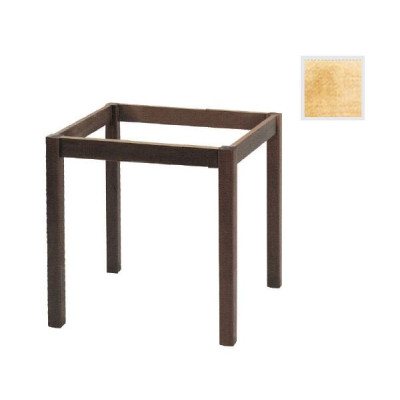 ΚΑΦΕΝΕΙΟΥ Βάση Τραπεζιού Οξιά Λυόμενη για Επιφάνεια 80x80cm, Άβαφη