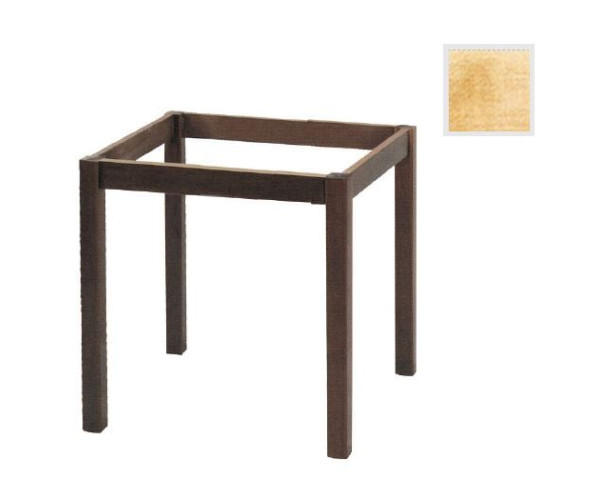 ΚΑΦΕΝΕΙΟΥ Βάση Τραπεζιού Οξιά Λυόμενη για Επιφάνεια 80x80cm, Άβαφη