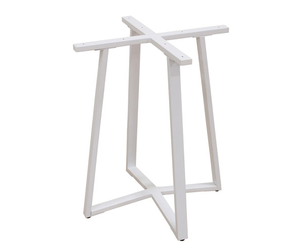 BISTRO 60X60X72εκ. WHITE ΒΑΣΗ ΜΕΤΑΛΛΙΚΗ ΜΕ ΡΕΓ/ΡΟΥΣ 08.0276