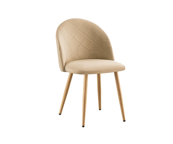 RIO ΦΥΣΙΚΟ/BEIGE ΥΦΑΣΜΑ(Σ4)ΚΑΡΕΚΛΑ ΜΕΤΑΛΛΙΚΗ 11.1609.1 (ΣΕΤ 4 τεμ)