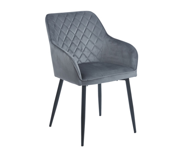 SIENA GREY VELVET ΥΦΑΣΜΑ ΠΟΛΥΘΡΟΝΑ ΜΕΤΑΛΛΙΚΗ 11.1700