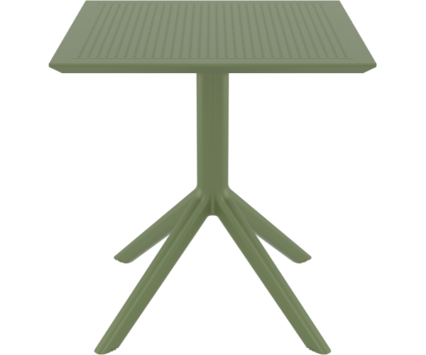 SKY OLIVE GREEN 70X70X74εκ. ΤΡΑΠΕΖΙ ΠΟΛ/ΝΙΟΥ 20.0253