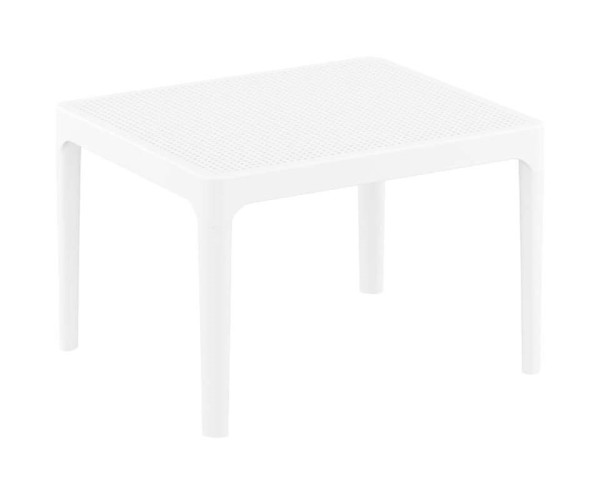SKY WHITE 50Χ60Χ40εκ. ΤΡΑΠΕΖΙ ΠΟΛ/ΝΙΟΥ 20.0258