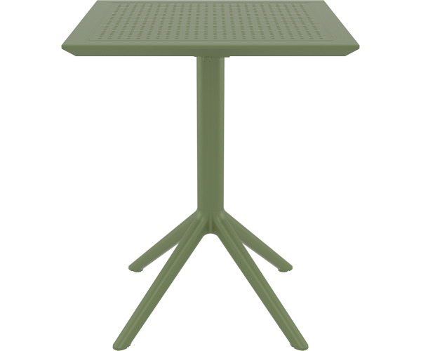 SKY OLIVE GREEN 60Χ60X74εκ. ΤΡΑΠΕΖΙ ΠΤΥΣ/ΝΟ ΠΟΛ/ΝΙΟΥ 20.0291