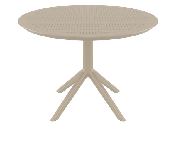 SKY TAUPE Φ105X74εκ. ΤΡΑΠΕΖΙ ΠΟΛ/ΝΙΟΥ 20.0811