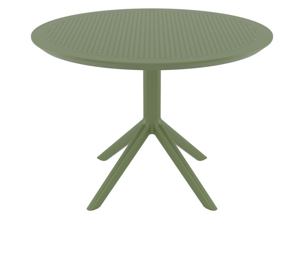 SKY OLIVE GREEN Φ105X74εκ. ΤΡΑΠΕΖΙ ΠΟΛ/ΝΙΟΥ 20.0812