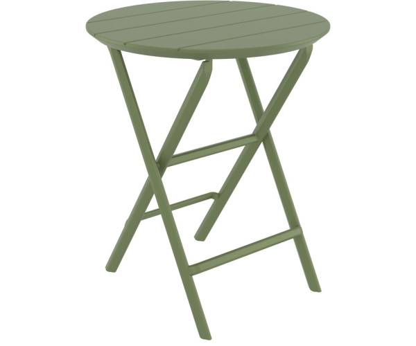 HELEN OLIVE GREEN Φ60X74εκ. ΤΡΑΠΕΖΙ ΠΤΥΣ/ΝΟ ΠΟΛ/ΝΙΟΥ 20.0902