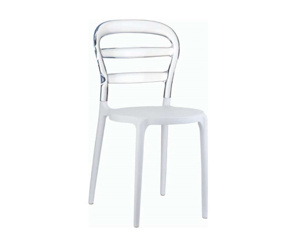 BIBI WHITE/CLEAR TRANSP.ΚΑΡΕΚΛΑ 32.0051