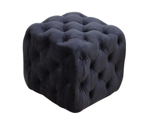 ASTRA ΣΚΑΜΠΟ BLACK VELVET ΥΦΑΣΜΑ 45X45Χ45εκ. 40.0161