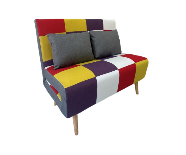SARA PATCHWORK ΥΦΑΣΜΑ ΚΑΝΑΠΕΣ/ΚΡΕΒΑΤΙ 134Χ80εκ. 40.0200