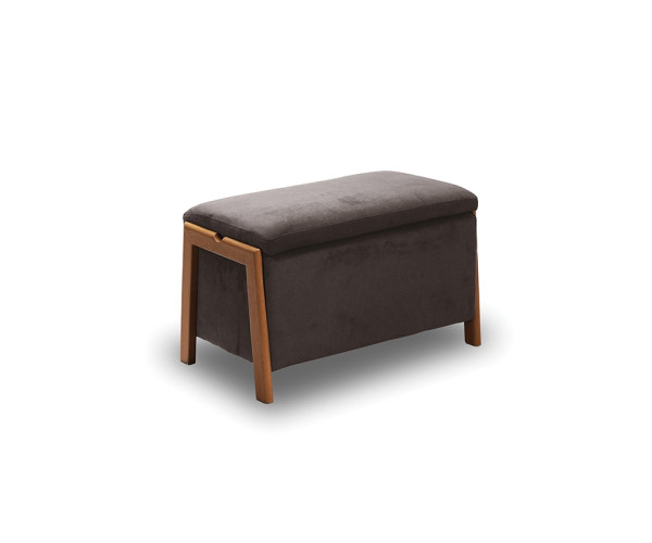 DALI ΣΚΑΜΠΟ VELVET BROWN ΜΕ ΑΠΟΘ. ΧΩΡΟ 75X42X44εκ. 40.0602