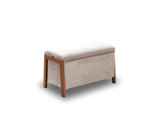 DALI ΣΚΑΜΠΟ VELVET BEIGE ΜΕ ΑΠΟΘ. ΧΩΡΟ 75X42X44εκ. 40.0603