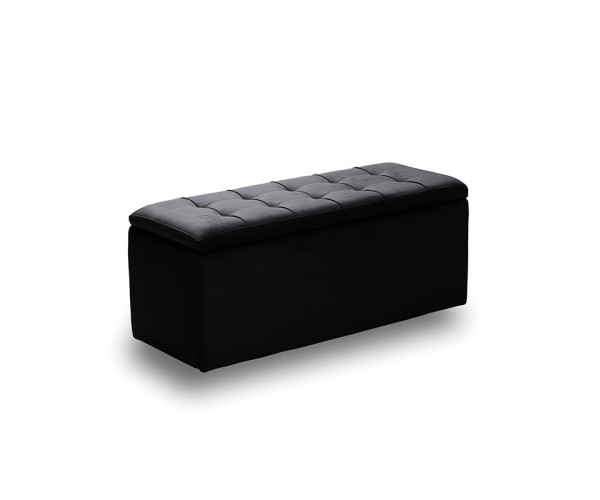 LIDO ΣΚΑΜΠΟ VELVET BLACK ΜΕ ΑΠΟΘ. ΧΩΡΟ 101X41X42εκ. 40.0608