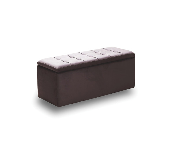 LIDO ΣΚΑΜΠΟ VELVET BROWN ΜΕ ΑΠΟΘ. ΧΩΡΟ 101X41X42εκ. 40.0610