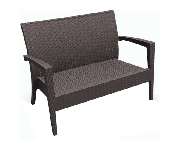 MIAMI BROWN ΚΑΝΑΠΕΣ 128Χ77Χ89εκ. ΠΟΛ/ΝΙΟΥ 53.0030