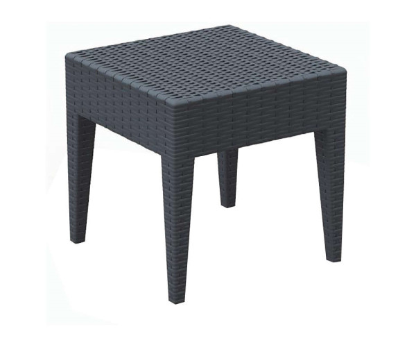 MIAMI DARK GREY ΤΡΑΠΕΖΙ 45Χ45Χ45εκ. ΠΟΛ/ΝΙΟΥ 53.0037
