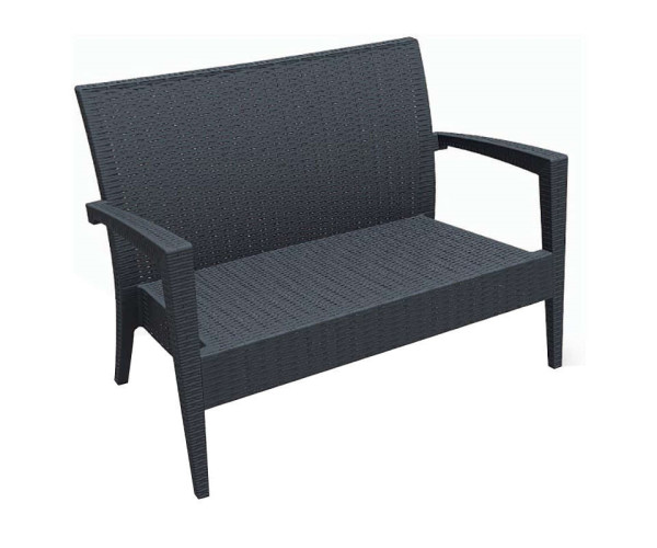 MIAMI DARK GREY ΚΑΝΑΠΕΣ 128Χ77Χ89εκ. ΠΟΛ/ΝΙΟΥ 53.0054