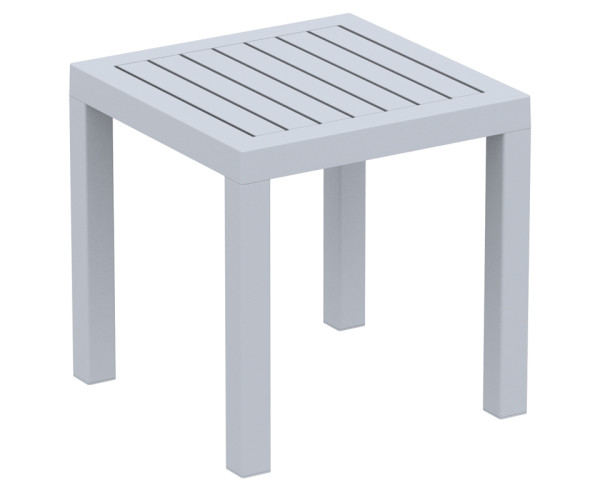 OCEAN SILVER GREY ΤΡΑΠΕΖΙ 45Χ45Χ45εκ. ΠΟΛ/ΝΙΟΥ 53.0108