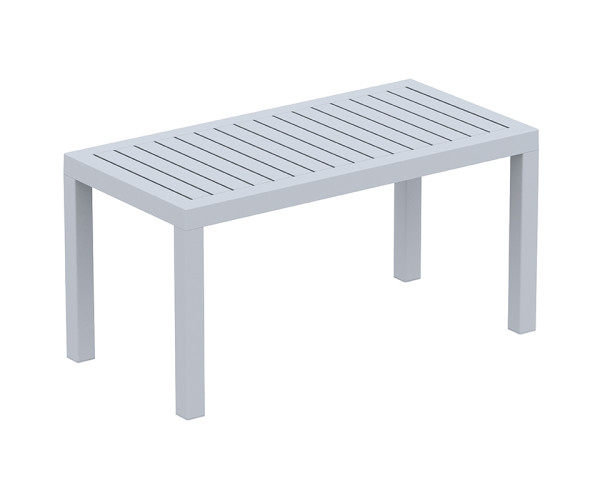 OCEAN SILVER GREY ΤΡΑΠΕΖΙ 90Χ45Χ45εκ. ΠΟΛ/ΝΙΟΥ 53.0122