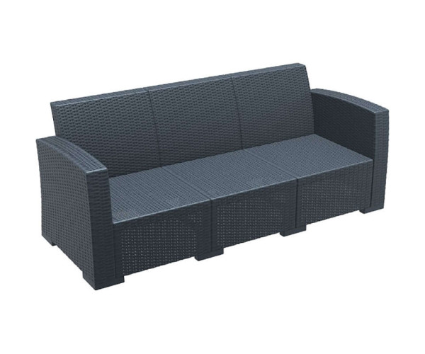 MONACO DARK GREY 3ΘΕΣΙΟΣ ΚΑΝΑΠΕΣ ΠΟΛ/ΝΙΟΥ 53.0152