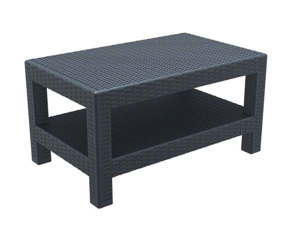 MONACO DARK GREY ΤΡΑΠΕΖΙ 92Χ57Χ45εκ. ΠΟΛ/ΝΙΟΥ 53.0153