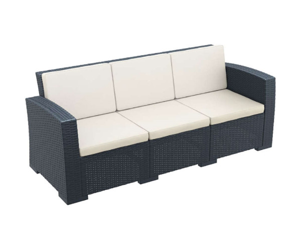 MONACO DARK GREY 3ΘΕΣ.ΚΑΝΑΠΕΣ ΜΕ ΜΑΞ. ΠΟΛ/ΝΙΟΥ 53.0819