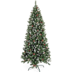 102 ΔΕΝΔΡΟ BERRY SNOWY PVC ΥΨΟΣ 1,80m - 522 ΚΛΑΔΙΑ - Φ70cm