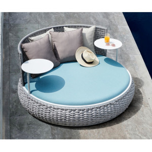 Cordoba daybed λευκό αλουμινίου Ø161x78,5h