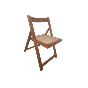 Καρέκλα πτυσσόμενη Ν2002 Καρύδι/Μέλι Διάσταση 42X37X75cm
